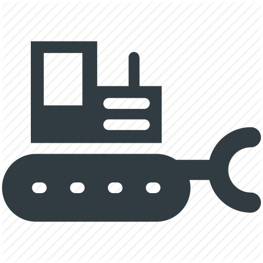 512x512 Bulldozer, Construction Machinery, Excavator, Heavy Equipment