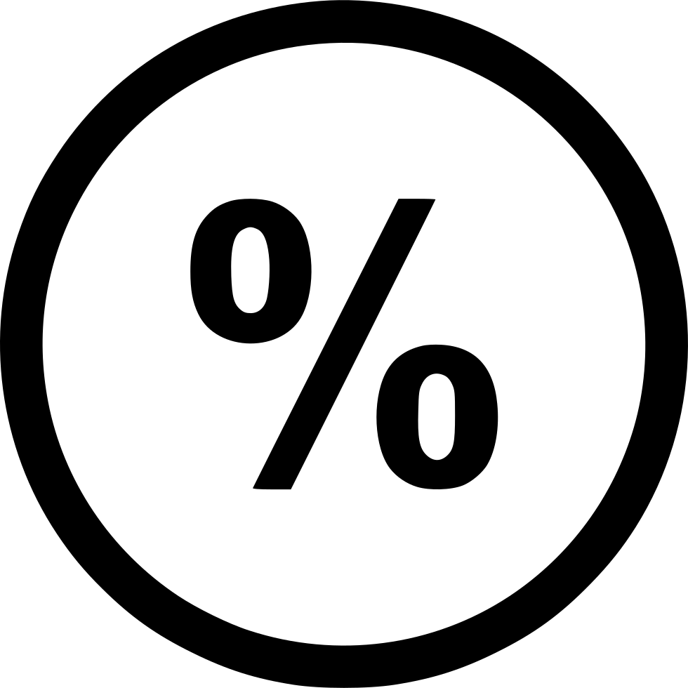 980x980 Percentage Calculation Interest Payment Pay Equity Png Icon