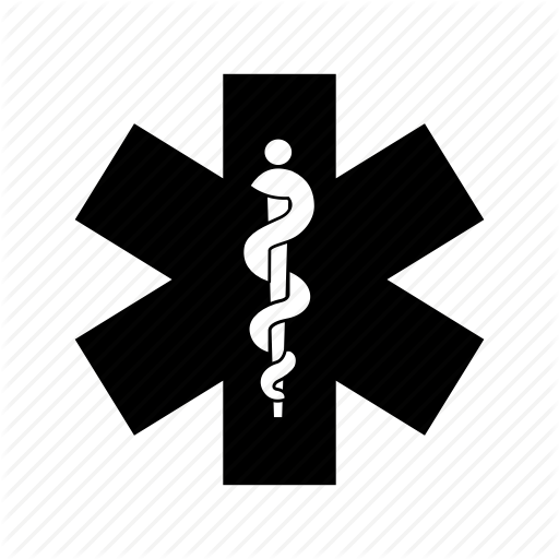 512x512 Caduceus, Corss, Er, Medical, Sign, Snake, Solid Icon