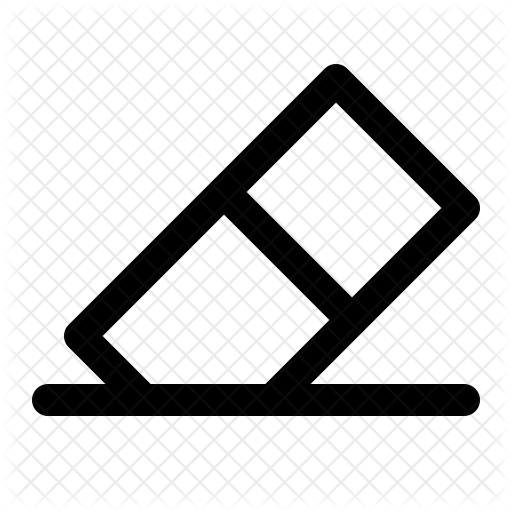 512x512 Erase Icon Of Line Style