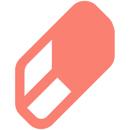 256x256 Free Salmon Erase Icon