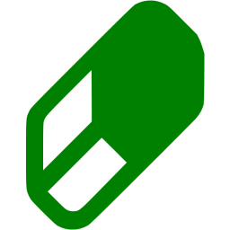 256x256 Green Erase Icon