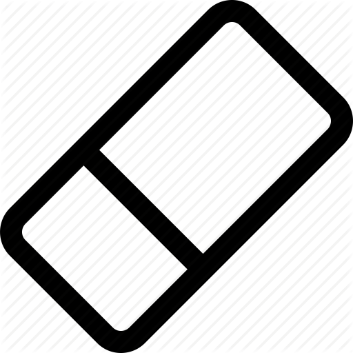 512x512 Clean, Drawing, Erase, Eraser, Remove, Rub, Wipe Icon