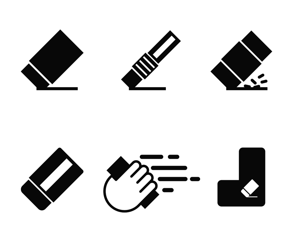 1136x936 Eraser Icon Vector Vector Art Graphics