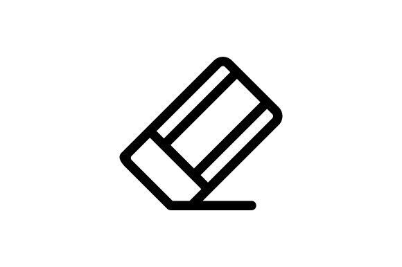 580x386 Eraser Icon Graphic