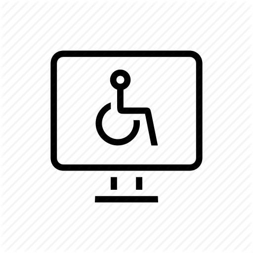 512x512 Accessibility, Desktop, Disability, Ergonomic, Office Icon