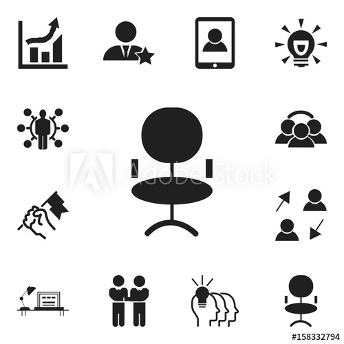 500x500 Set Of Editable Job Icons Includes Symbols Such As Ergonomic