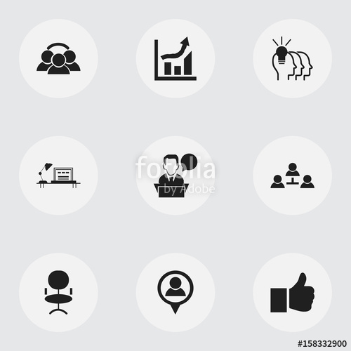 500x500 Set Of Editable Trade Icons Includes Symbols Such As Ergonomic