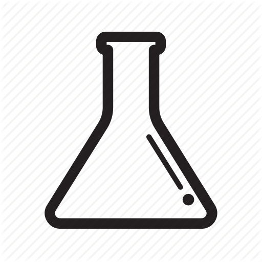 512x512 Chemistry, Conical Flask, Erlenmeyer Flask, Flask, Glassware, Lab