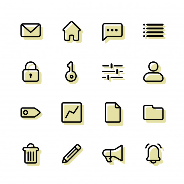 626x626 Cms Cmr Erp Icons Color Background Vector Premium Download