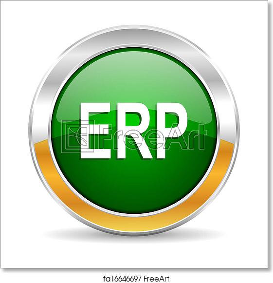 561x581 Free Art Print Of Erp Icon Freeart