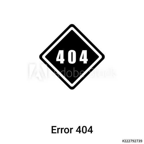 500x500 Error Icon Vector Isolated On White Background, Logo Concept