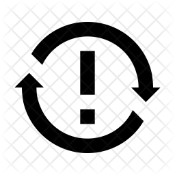 256x256 Error Icon Of Glyph Style