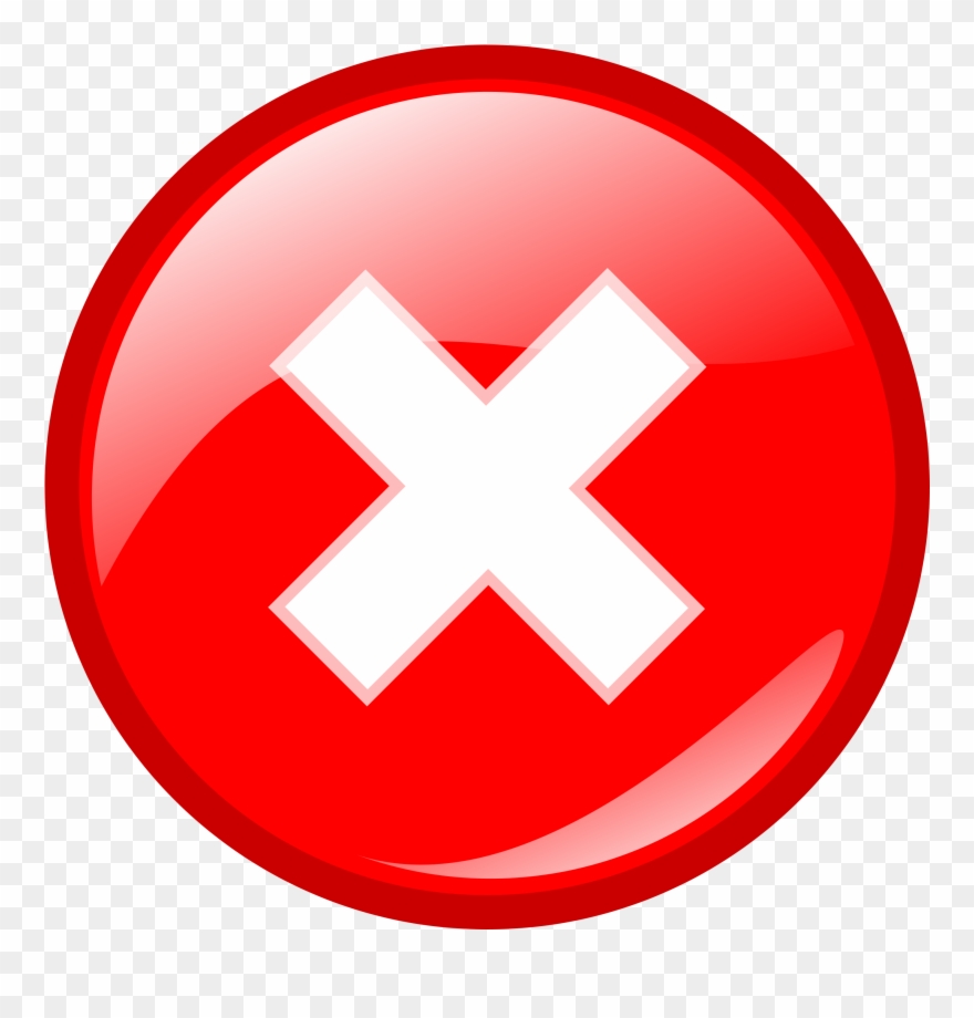 880x920 Free Vector Round Error Warning Button Clip Art