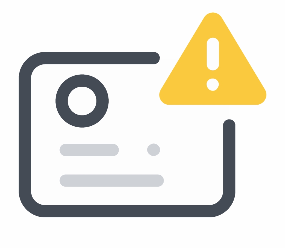 920x801 Freeuse Identification Documents Error Icon Free Download