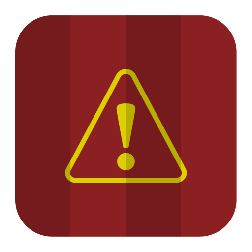 512x512 Problem, Warning, Error, Exclamation Icon Free Of Folded Flat Icons