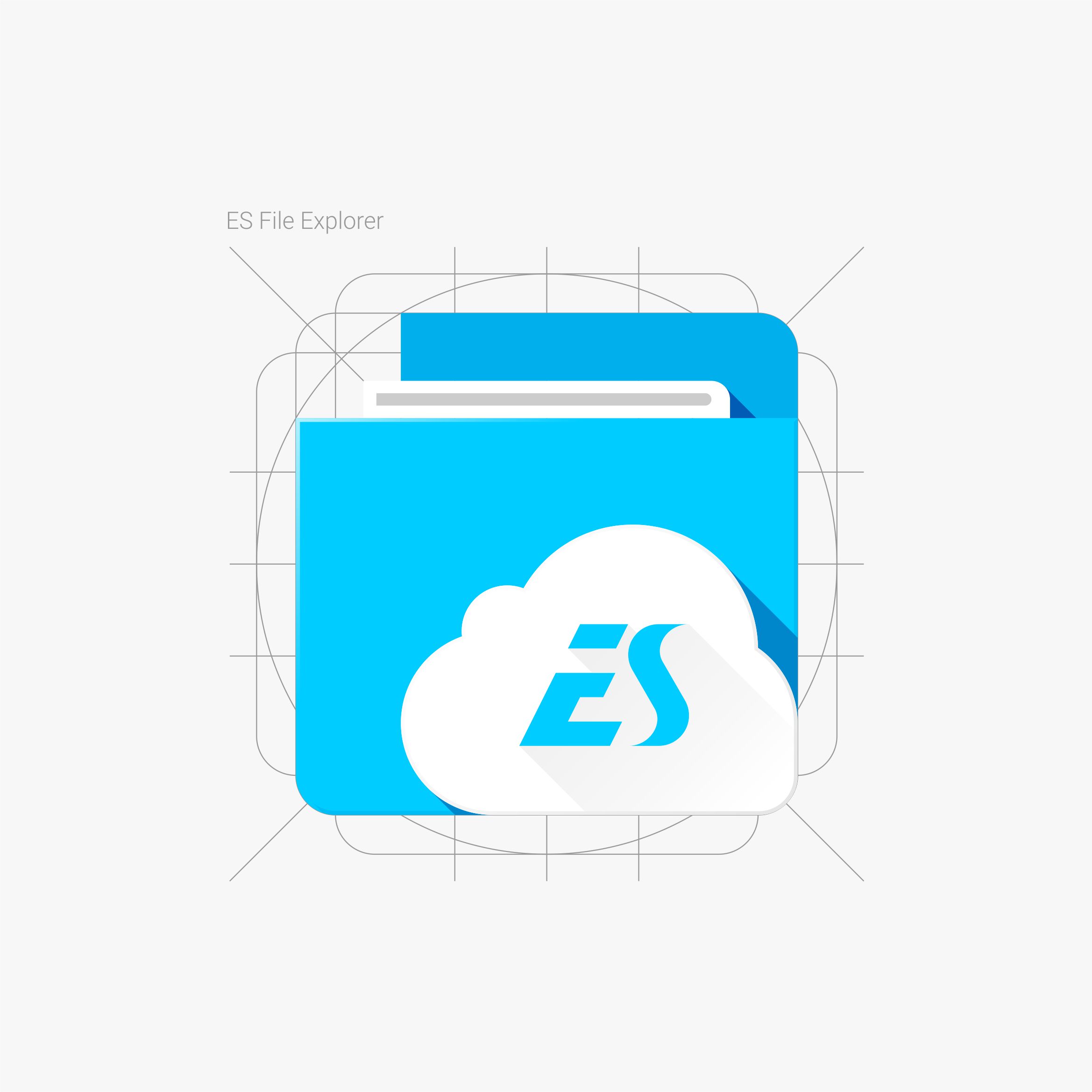2338x2338 Es Explorer Icon Refreshing Into Lollipop