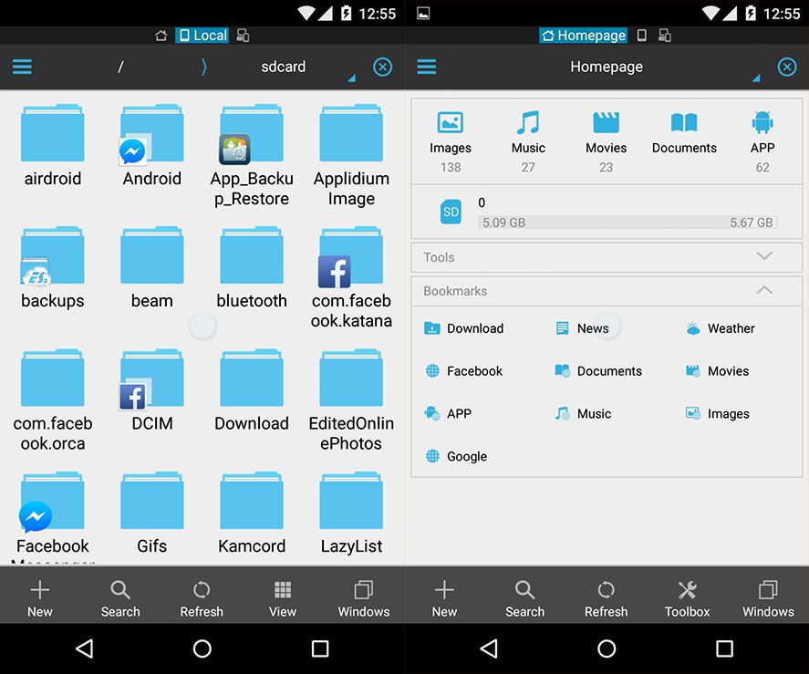 887x739 Access Remote Folders On Android With Es Explorer