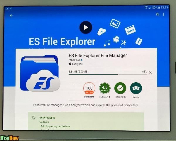 600x480 Download And Install Es Explorer On A Samsung Galaxy Tab