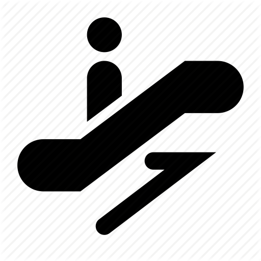 512x512 Arrow, Ascend, Direction, Escalator, Mall, Up, Upside Icon