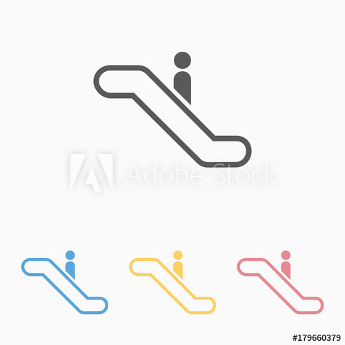 500x500 Escalator Icon