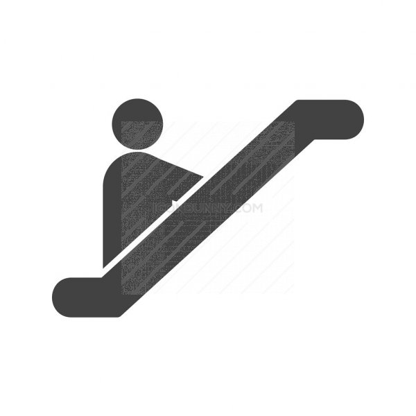 600x600 Escalator Glyph Icon