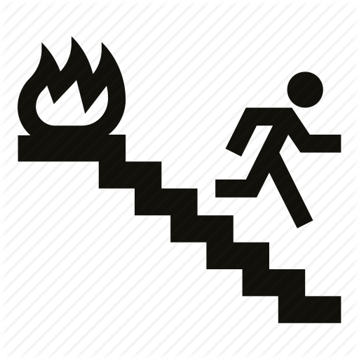 512x512 Do Not Use Elevator, Emergency Exit, Escape, Evacuation, Fire