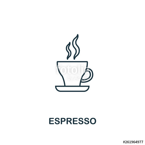 500x500 Espresso Icon Thin Line Symbol Design From Coffe Shop Icon