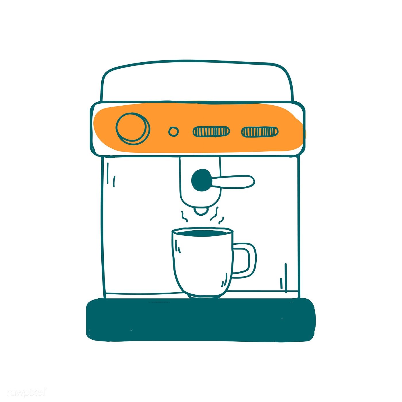 1400x1400 Espresso Machine Coffee Shop Icon Vector Free Image