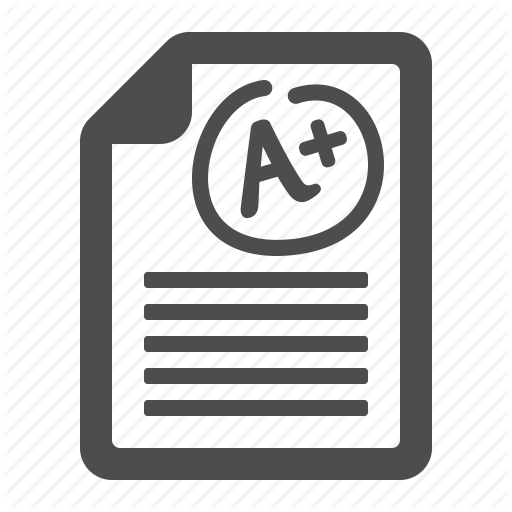 512x512 A Education, Essay, Grade, School, Test Paper Icon