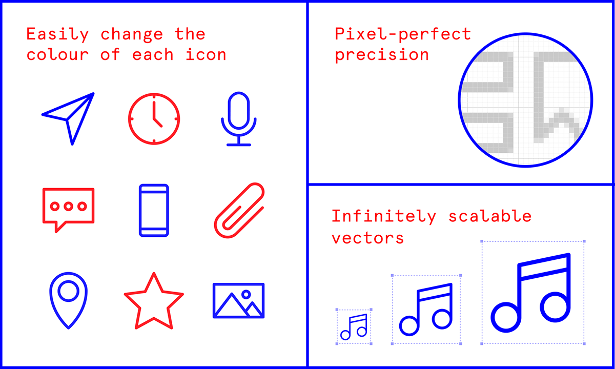1200x720 Essential Icons Free Icon Set On Behance