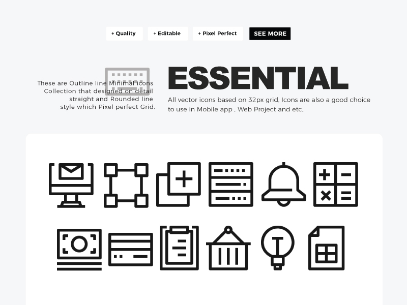 800x600 Essential Icon Collection Free Icon Packs Ui Download