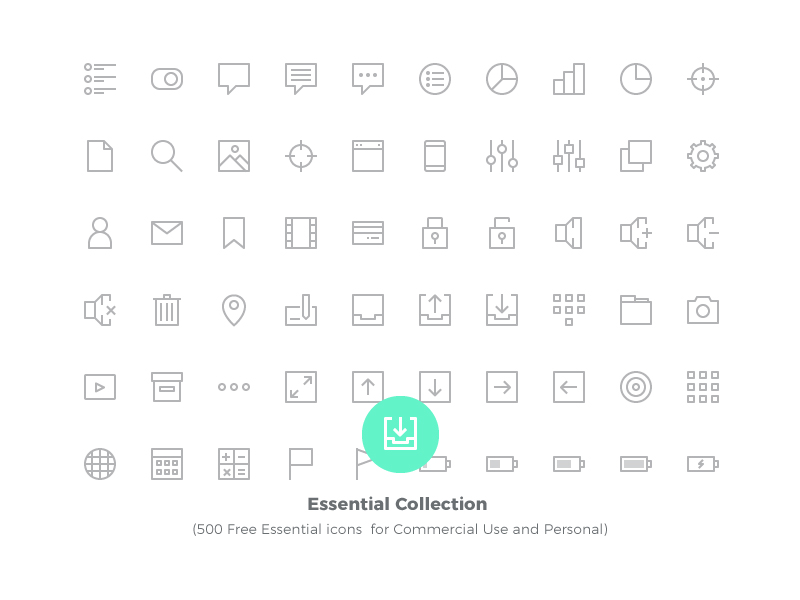 800x600 Free Essential Icons For Commercial Use And Personal