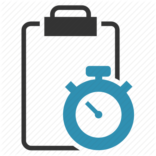 512x512 Clipbord, Estimates, Milestones, Records, Timer Icon