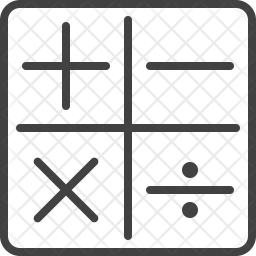 256x256 Estimate Icon Of Glyph Style