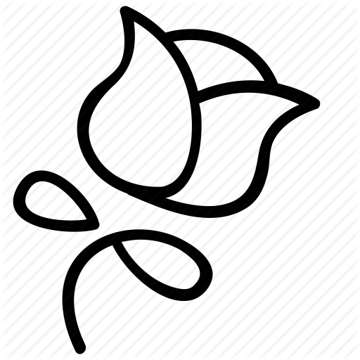 512x512 Doodle, Flower, Nature, Rose Icon