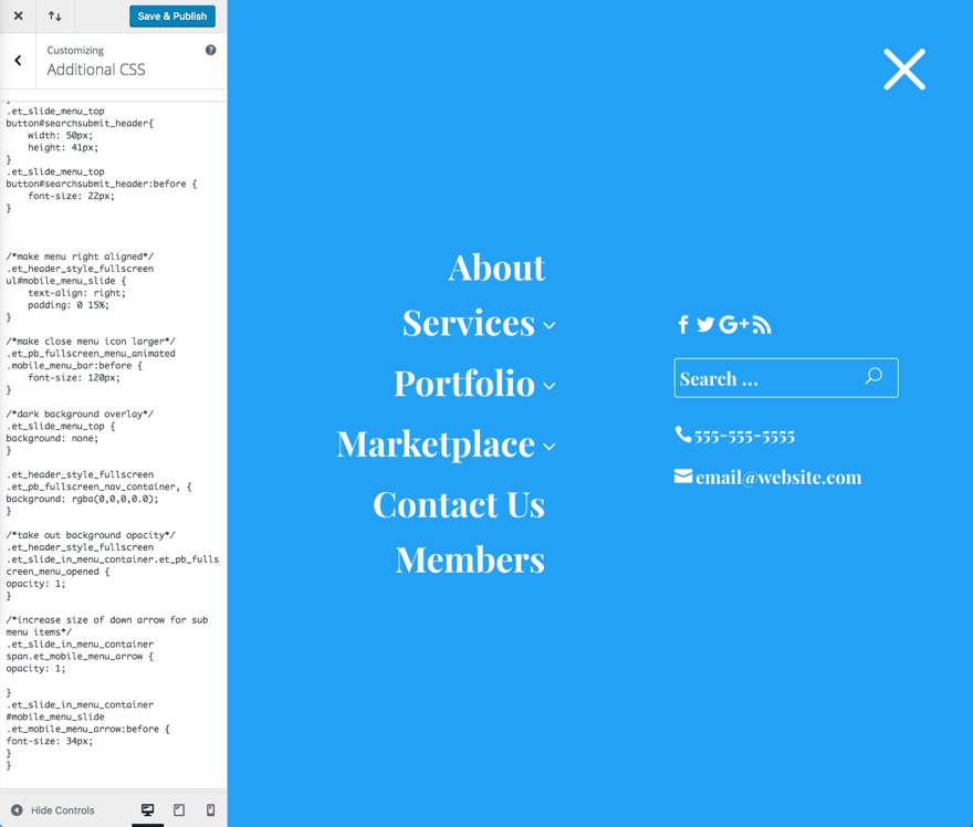 880x748 Styling Divi's Fullscreen Menu Elegant Themes Blog