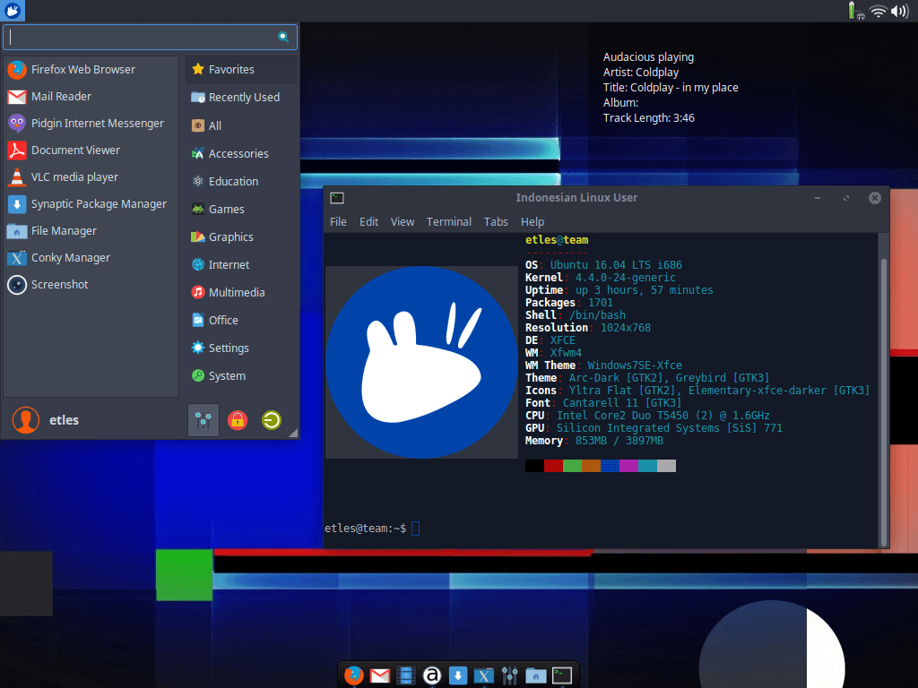 1024x768 The Most Beautiful Linux Icon Themes