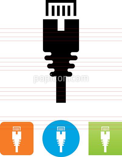 400x517 Ethernet Cable Connector Icon
