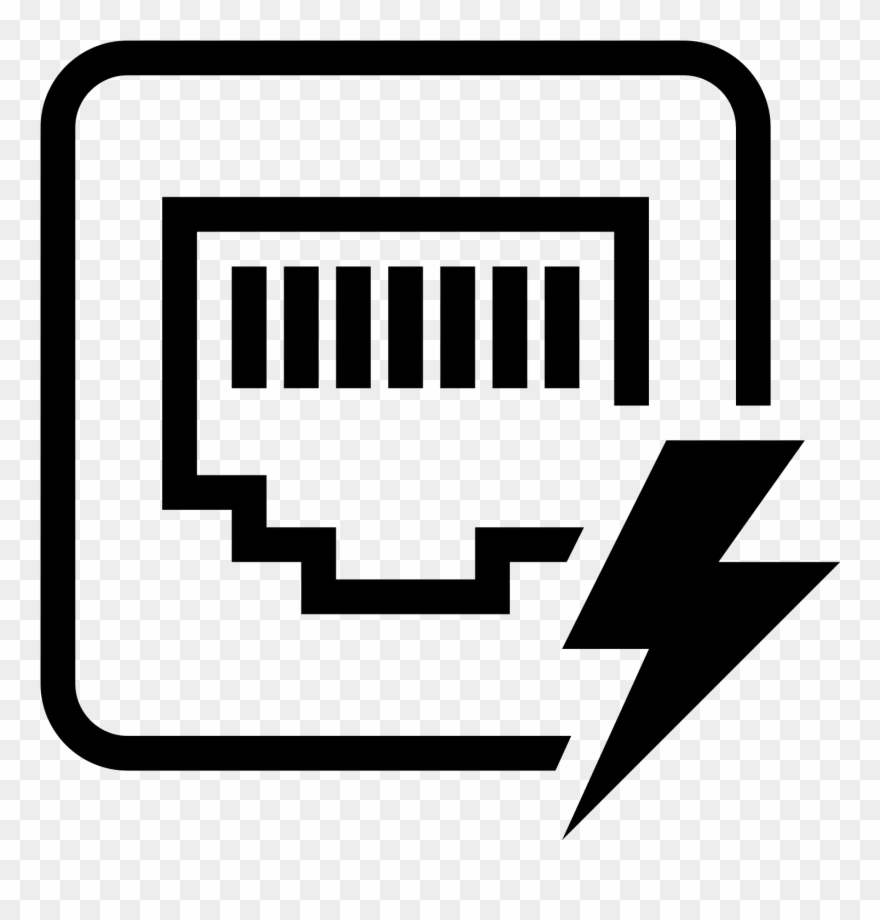 880x920 Power Over Ethernet Icon