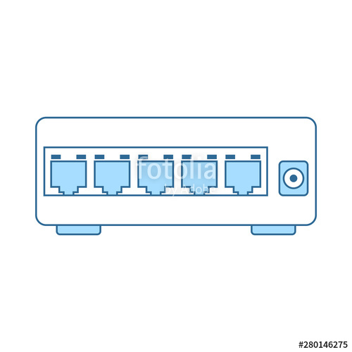 500x500 Ethernet Switch Icon Stock Image And Royalty Free Vector