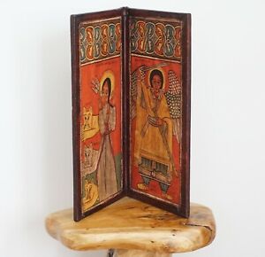 300x290 Old Ethiopian Icon Christian Coptic Religious Art Orthodox