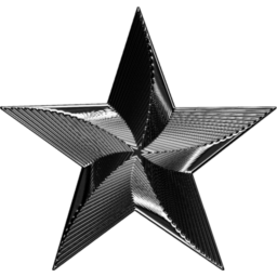 256x256 Etoile Black Icon
