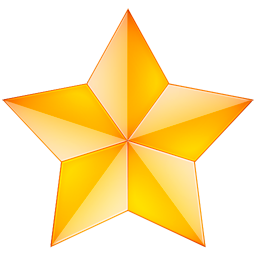 256x256 Etoile Favoris Icon Download Cristal Intense Icons Iconspedia