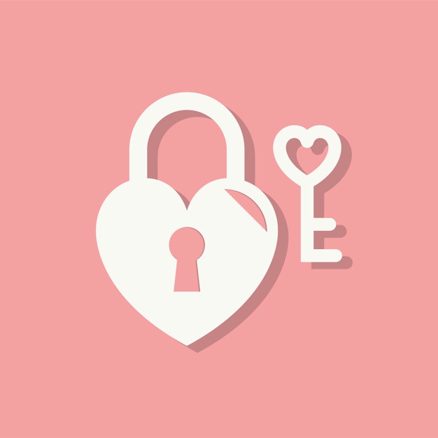 626x626 Free Heart Lock Valentines Day Icon Dxf Png