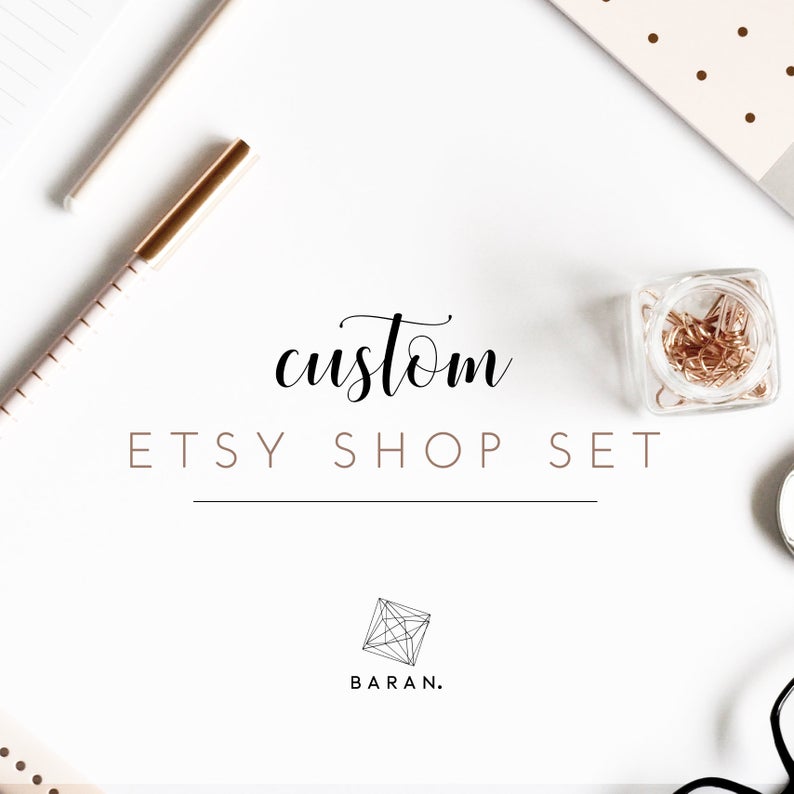 794x794 Etsy Shop Set Shop Icon Logo Design Etsy Banner Custom Etsy