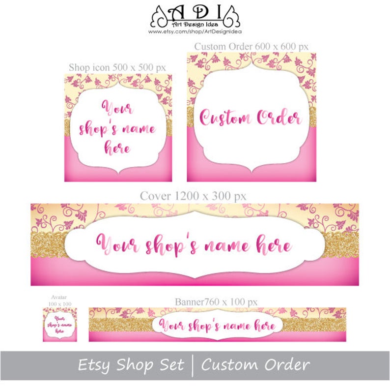 794x793 Avatar Shop Icon Cover Photo Small Banner Custom Order Etsy