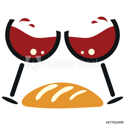 Vector Illustration For Christian Community Communion Eucharist 500x500 Vector Illustration For Christian Community Communion Eucharist