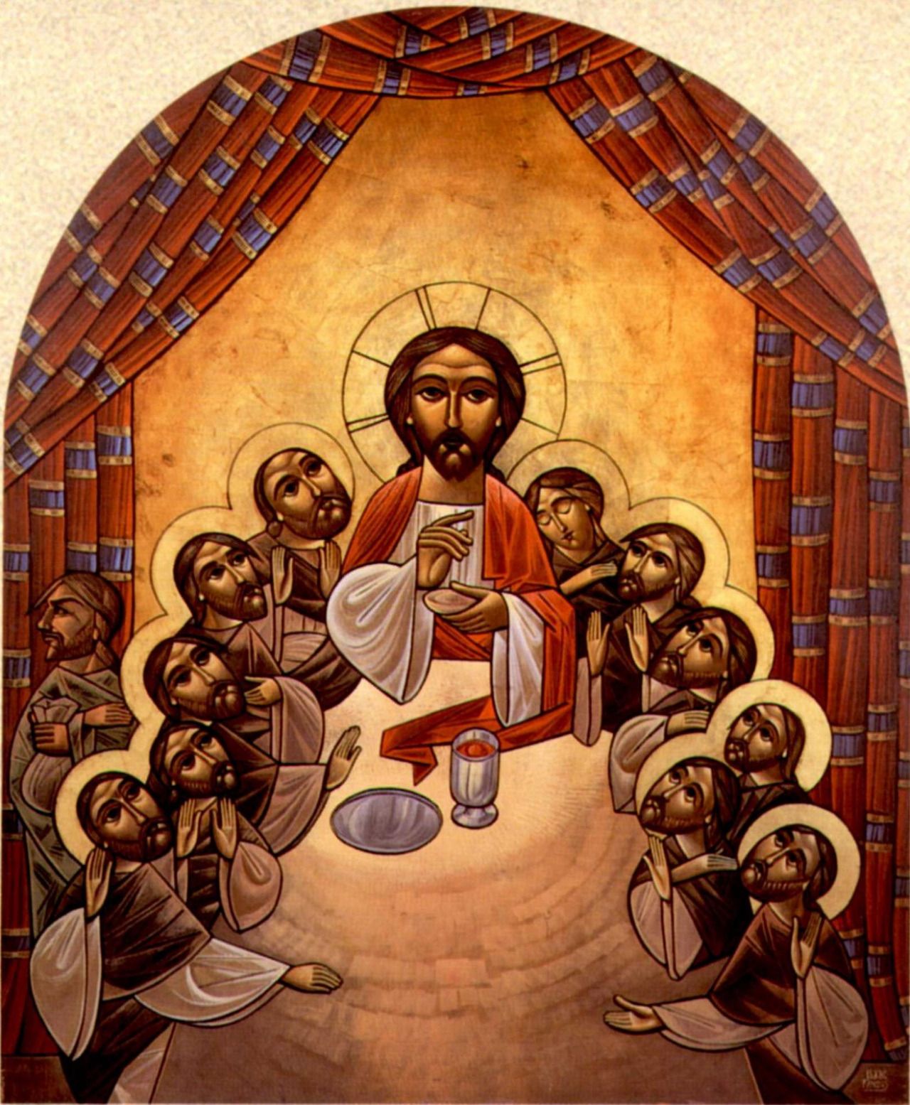 Christian Icon Photo Coptic In Eucharist, Catholic Art 1280x1555 Christian Icon Photo Coptic In Eucharist, Catholic Art