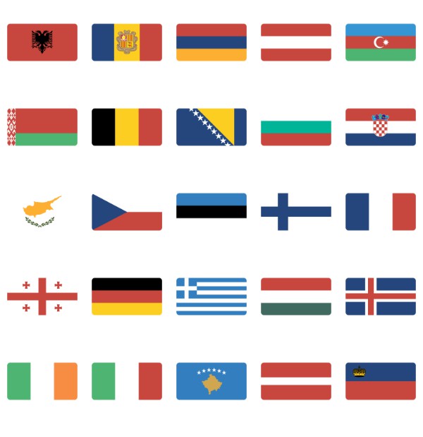 600x619 Flat Europe Flag Icons Free Icon Packs Ui Download